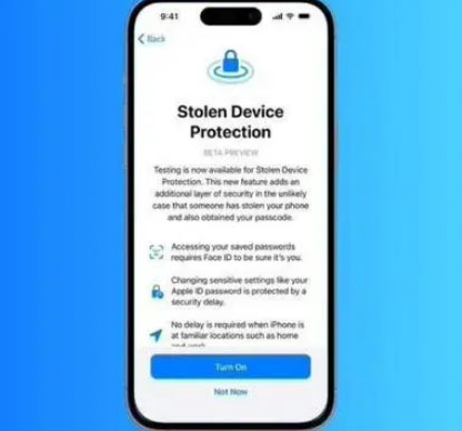海阳苹果授权维修店分享被盗设备保护功能开启方法 