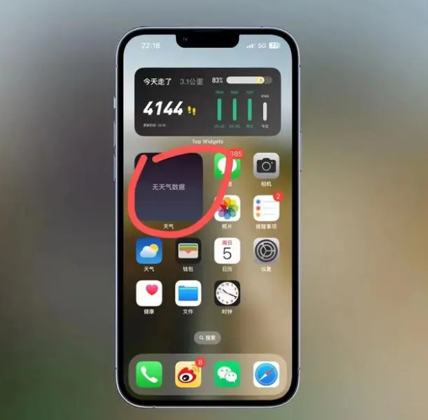 海阳苹果手机维修分享:iOS16主屏幕天气小组件无法正常工作怎么办？ 